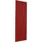 Ekena Millwork True Fit PVC Two Equal Panel Farmhouse Fixed Mount Shutters w/ Z-Bar, Fire Red , 12W x 59H, PR TFP102FH12X059BR - alternate 5